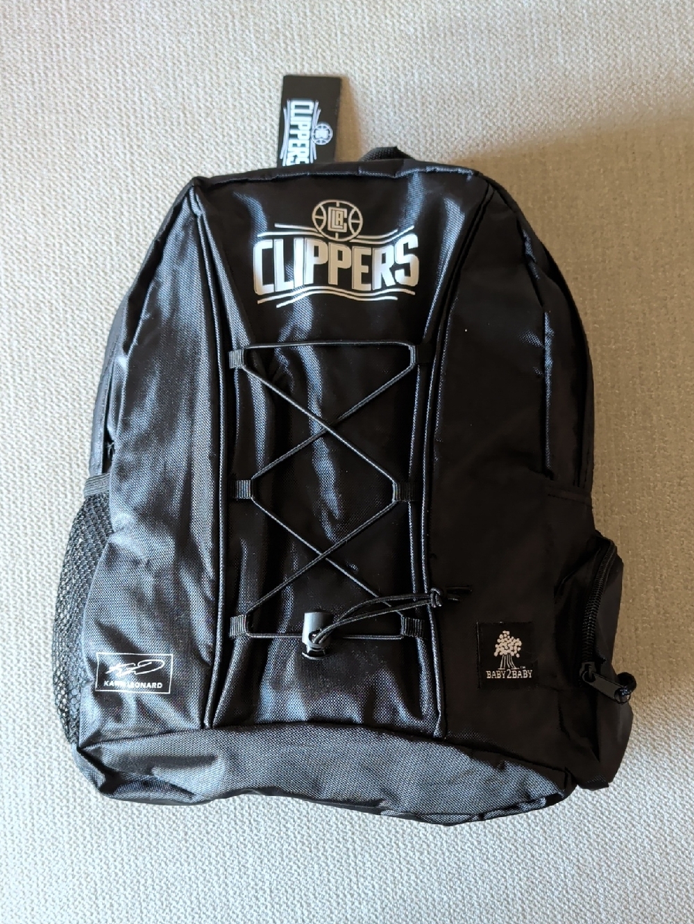 Los Angeles Clippers Black Basketball Backpack